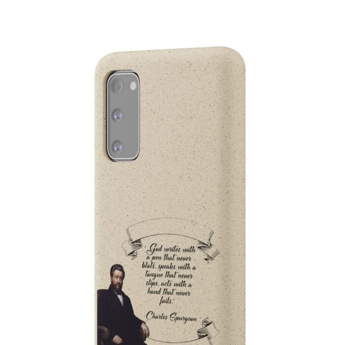 Spurgeon - God Writes with a Pen that Never Blots - Samsung Galaxy S20 - S22 Biodegradable Cases 27
