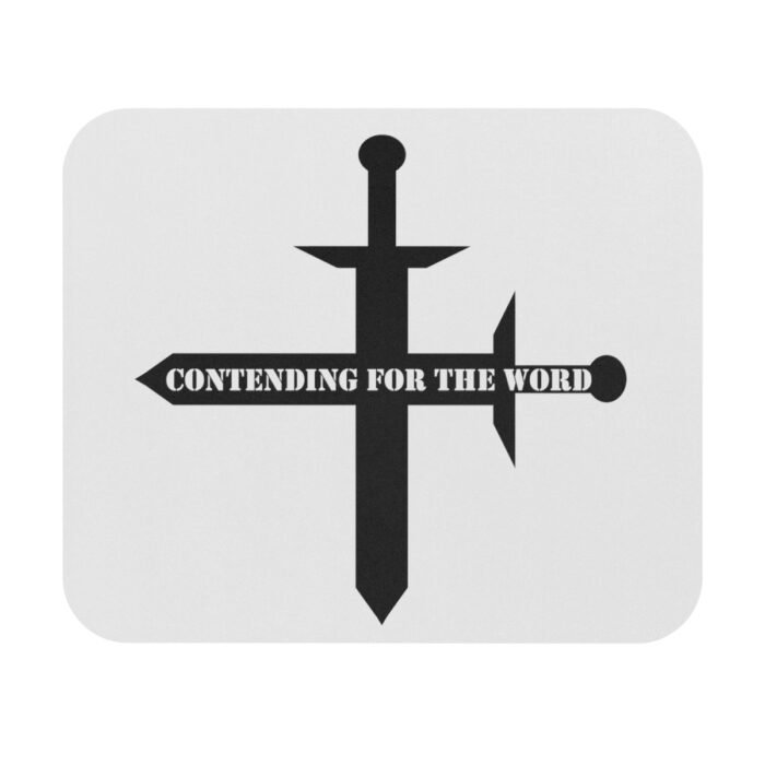 Contending for the Word - White - Mouse Pad (Rectangle) 1