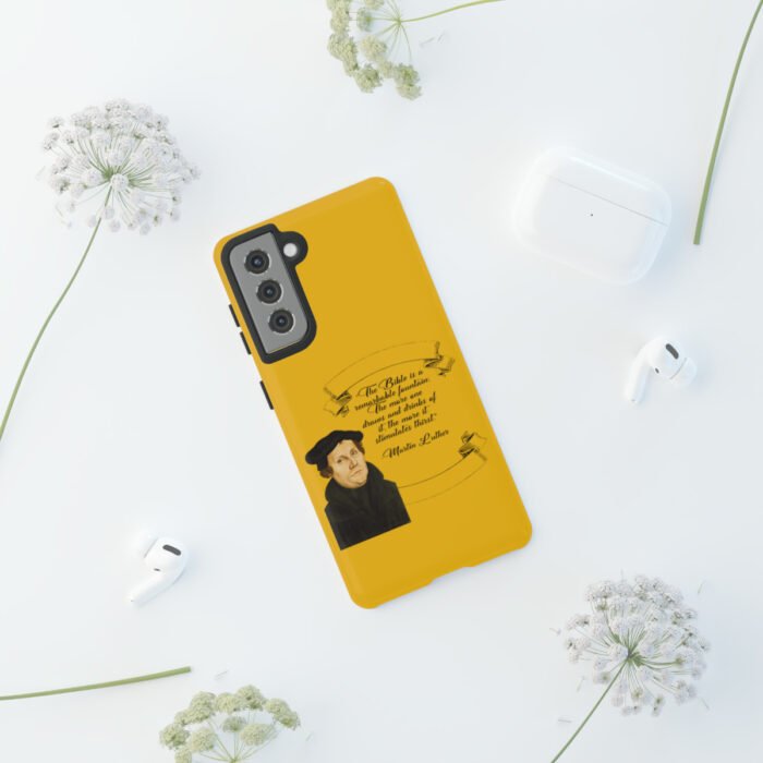 The Bible is a Remarkable Fountain - Martin Luther - Yellow - Samsung Galaxy Tough Cases 38
