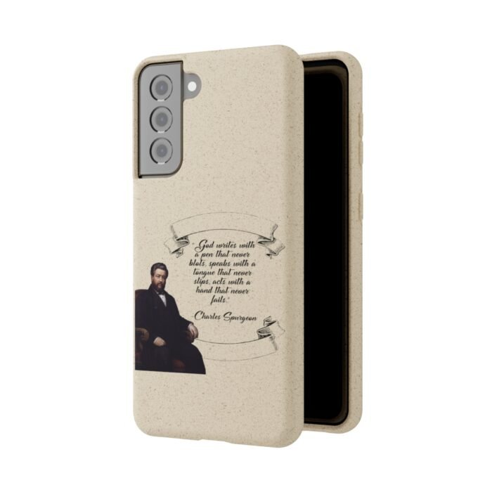 Spurgeon - God Writes with a Pen that Never Blots - Samsung Galaxy S20 - S22 Biodegradable Cases 46