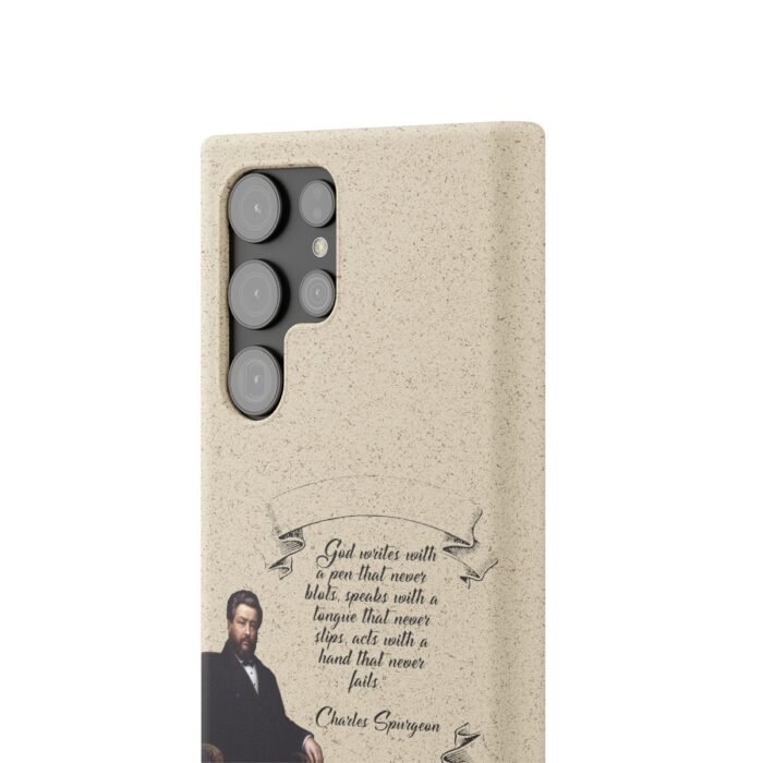 Spurgeon - God Writes with a Pen that Never Blots - Samsung Galaxy S20 - S22 Biodegradable Cases 44