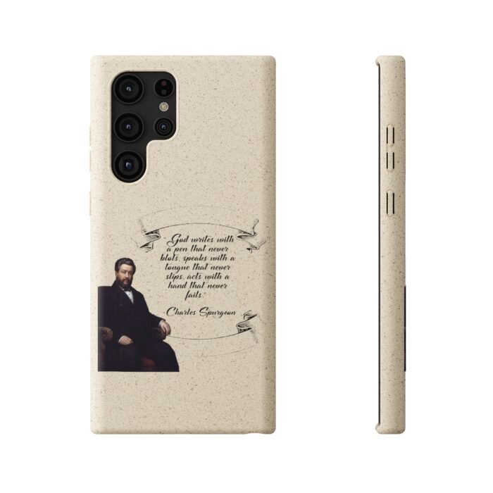Spurgeon - God Writes with a Pen that Never Blots - Samsung Galaxy S20 - S22 Biodegradable Cases 41