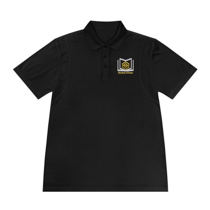 Servants of Grace - Silver/Gold - Men's Sport Polo Shirt 10