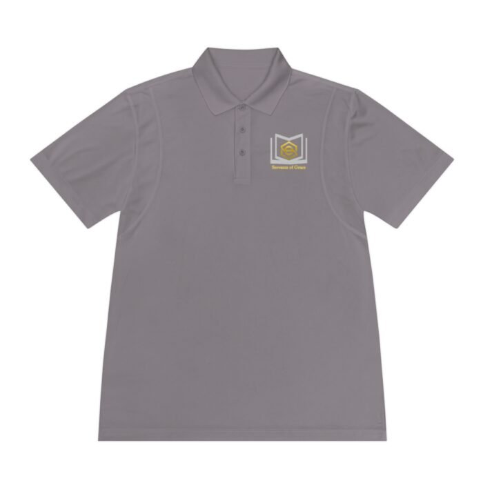 Servants of Grace - Silver/Gold - Men's Sport Polo Shirt 16