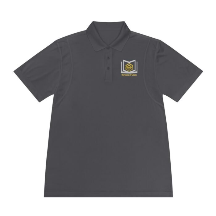 Servants of Grace - Silver/Gold - Men's Sport Polo Shirt 7