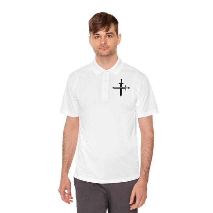 Contending for the Word - Men's Sport Polo Shirt 6