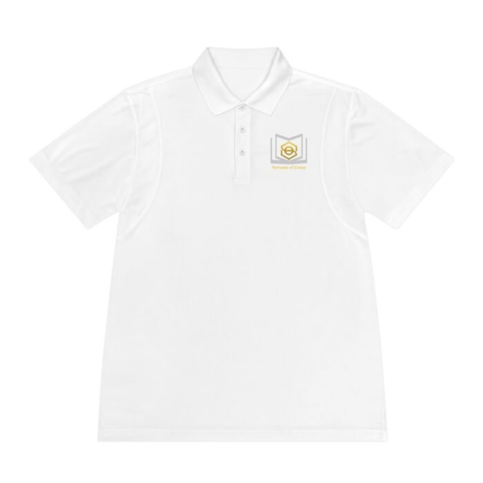 Servants of Grace - Silver/Gold - Men's Sport Polo Shirt 4