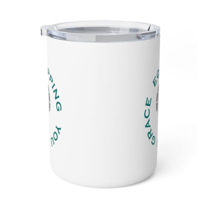 Equipping You in Grace - White - Insulated Coffee Mug, 10oz 2