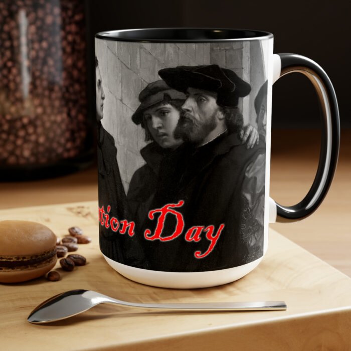 Reformation Day - Two-Tone Coffee Mugs, 15oz 5
