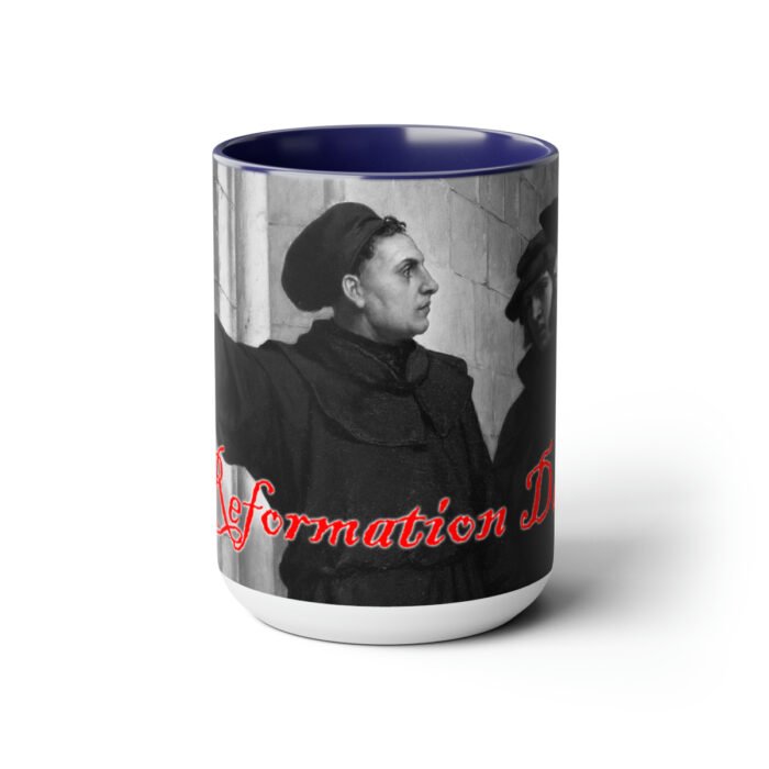 Reformation Day - Two-Tone Coffee Mugs, 15oz 2
