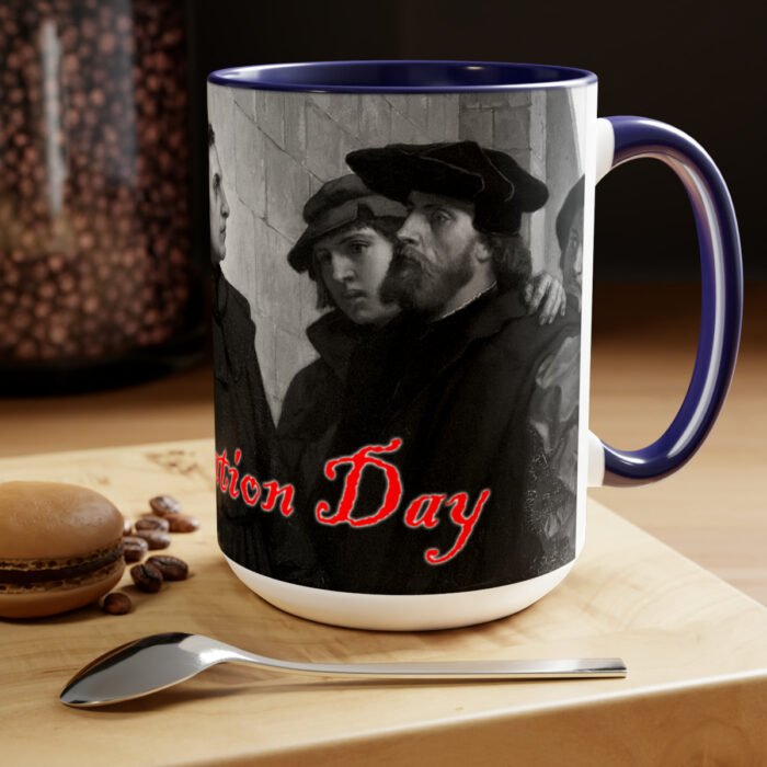 Reformation Day - Two-Tone Coffee Mugs, 15oz 4