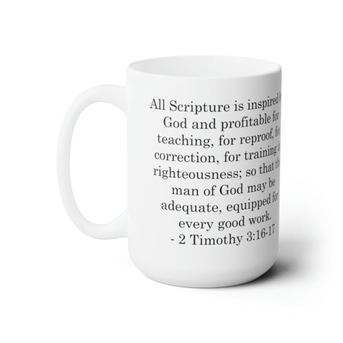 Sola Scriptura Ceramic Mug 15oz 3