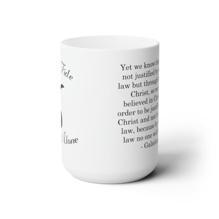 Sola Fide Ceramic Mug 15oz 2