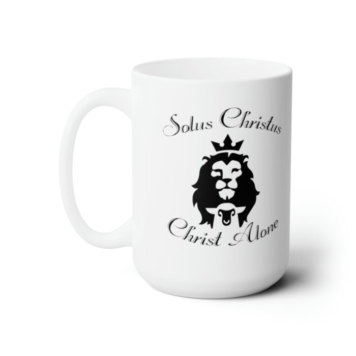 Solus Christus Ceramic Mug 15oz 1