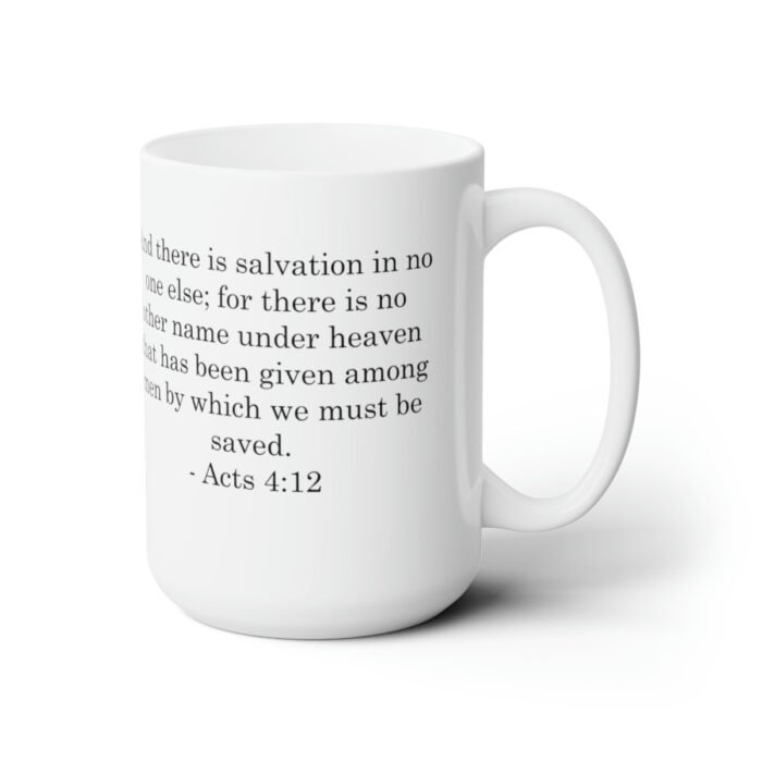 Solus Christus Ceramic Mug 15oz 3